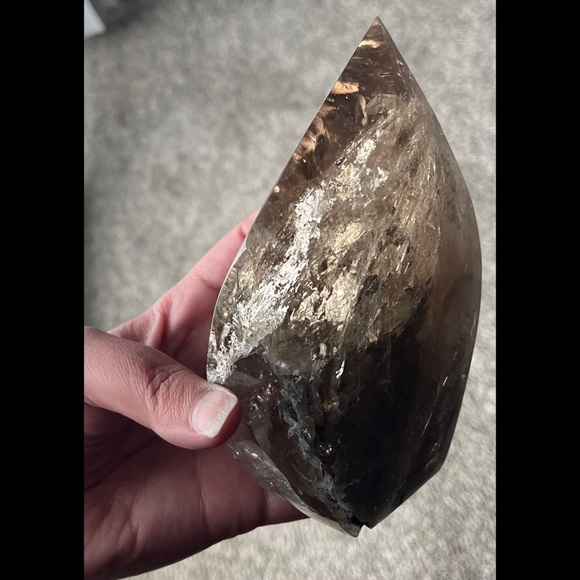 Smoky Garden Quartz Flame - Picture 17 of 17